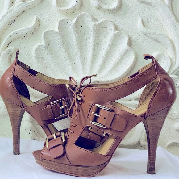 Coach Sofia Platform Sandal in Caramel Matte - Picture 7 of 13